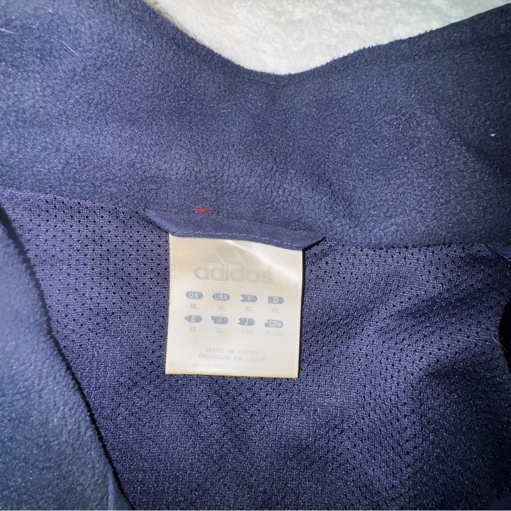 Adidas Dark Blue Athletic Jacket Size Medium United Stares Naval Academy - Picture 3 of 8